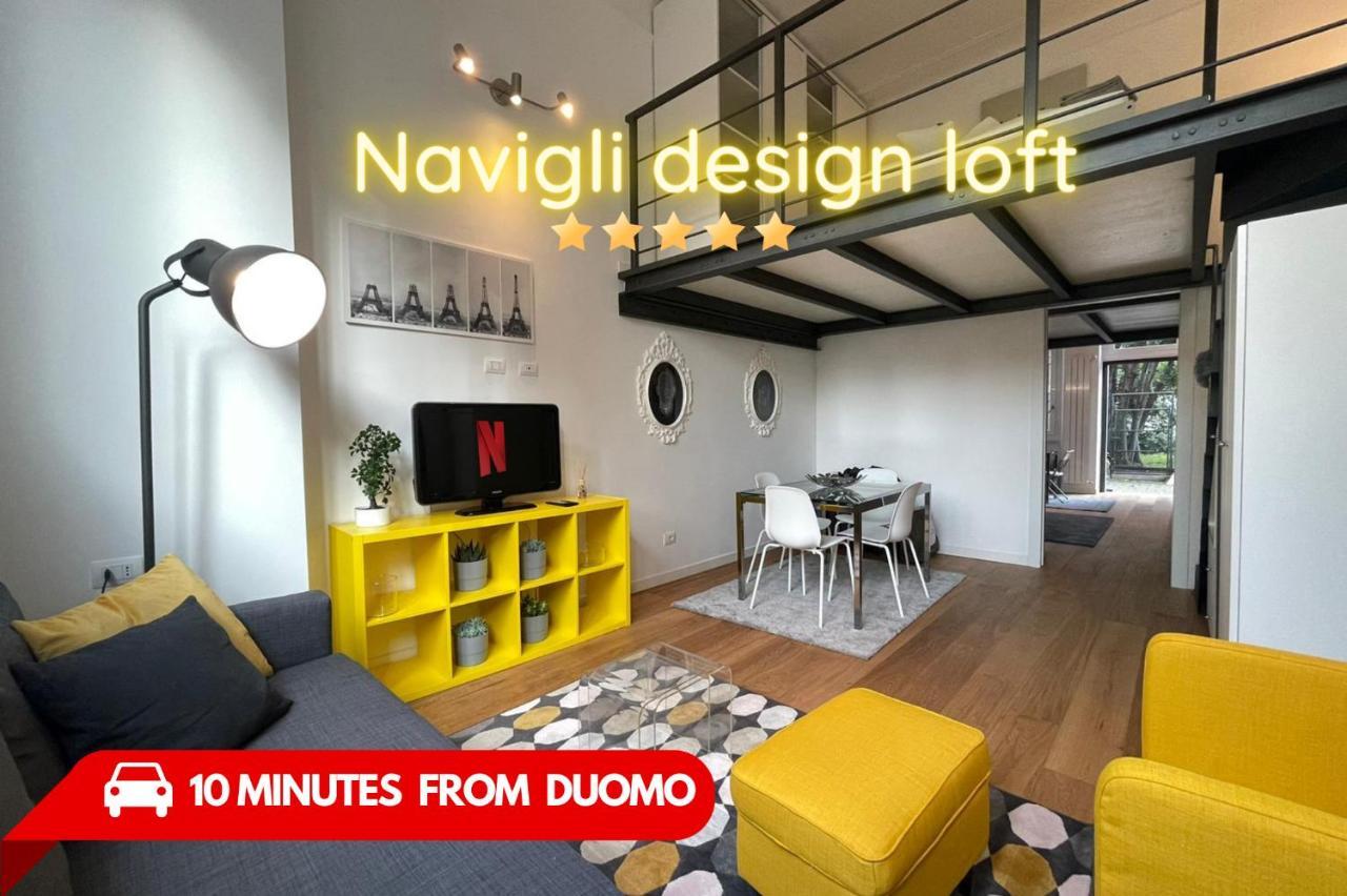 Navigli Design Loft - 7 Stops From Duomo, Ac, Netflix Daire Milano Dış mekan fotoğraf